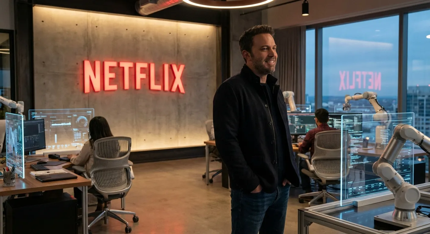 Netflix купил AI-стартап Бена Аффлека за $600 млн: Голливуд сдаётся